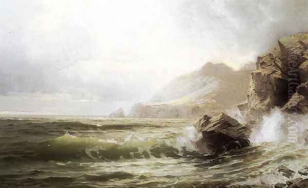 Sleive League, Donegal, Ireland Oil Painting by William Trost Richards