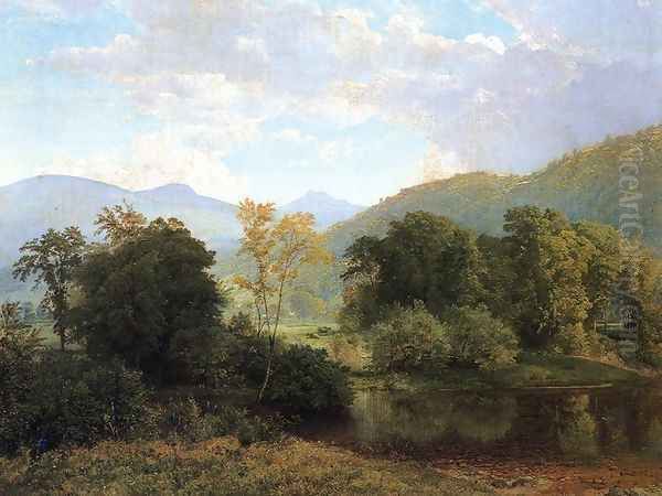 Deleware Valley Oil Painting by William Trost Richards