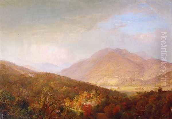 Autumn in the Adirondacks Oil Painting by William Trost Richards