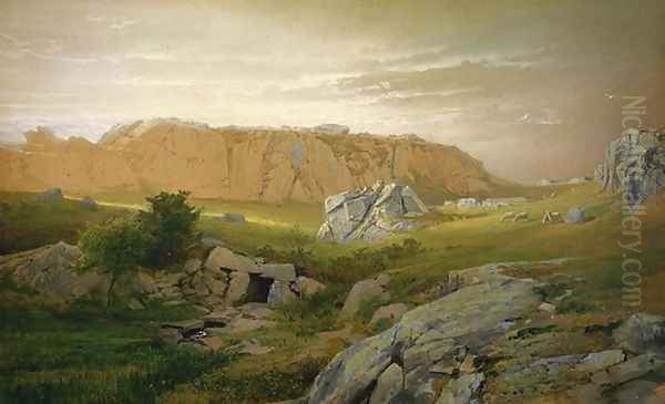 Paradise Newport Oil Painting by William Trost Richards