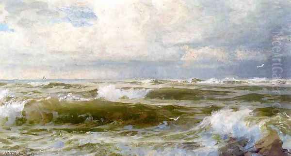 Seascape VI Oil Painting by William Trost Richards