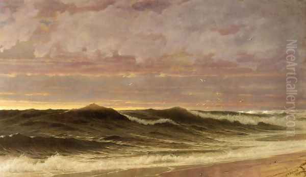 South Nantucket Oil Painting by William Trost Richards