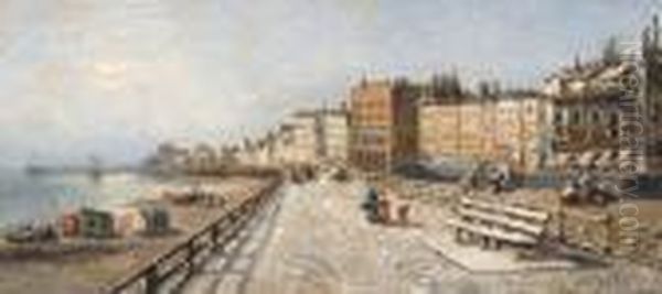 Brighton Oil Painting by Francois Etienne Musin