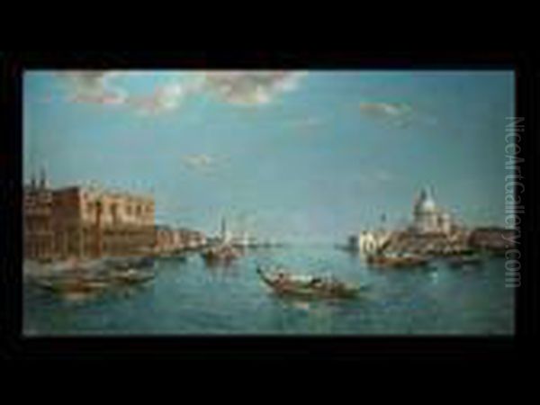 Venezianische Ansicht Oil Painting by Francois Etienne Musin