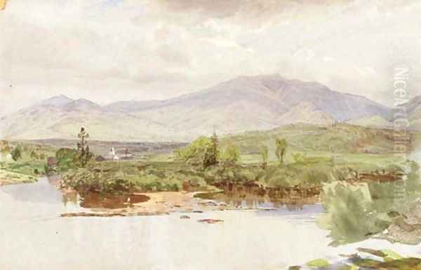 The Valley Oil Painting by William Trost Richards