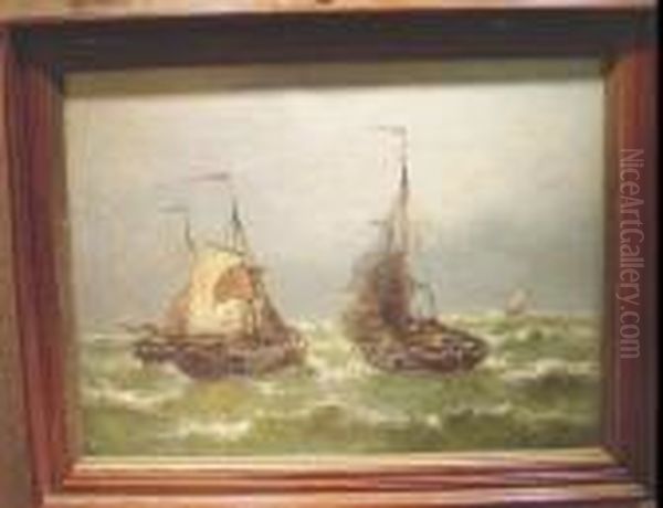 Bears Signature (lr) Oil Painting by Francois Etienne Musin