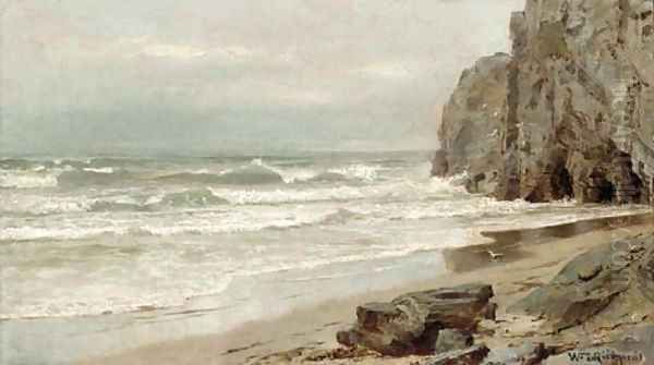 On the New England Coast Oil Painting by William Trost Richards