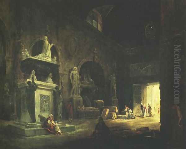 çais Oil Painting by Hubert Robert