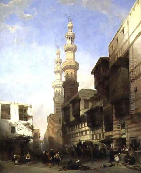 Cairo Oil Painting by David Roberts