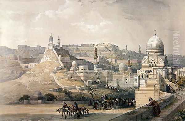 The Citadel of Cairo, from Egypt and Nubia, Vol.3 Oil Painting by David Roberts