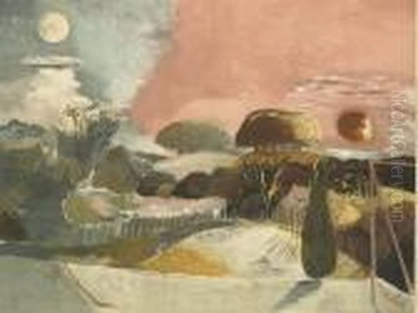 Landscape Of The Vernal Equinox (postan L24) Oil Painting by Paul Nash