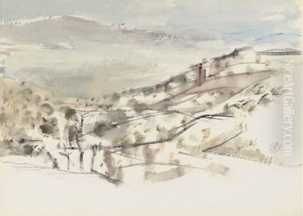 Landscape Emerging, Study No. 3 by Paul Nash