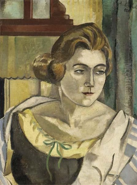 Portrait Of Alice Daglish Oil Painting by Paul Nash