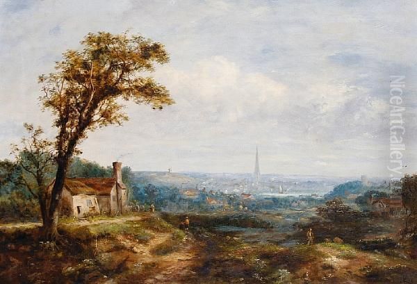 View Of Norwich Oil Painting by Alexander Nasmyth