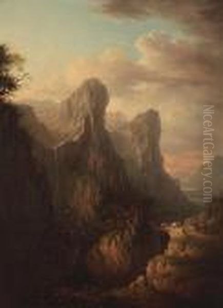 Glencoe, Lochaber Oil Painting by Alexander Nasmyth