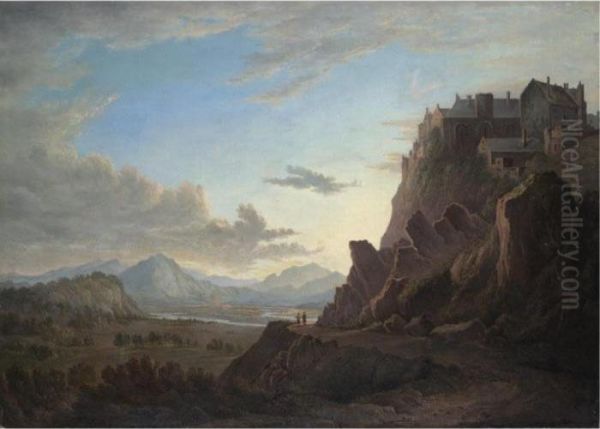 A View Of Stirling Castle Oil Painting by Alexander Nasmyth