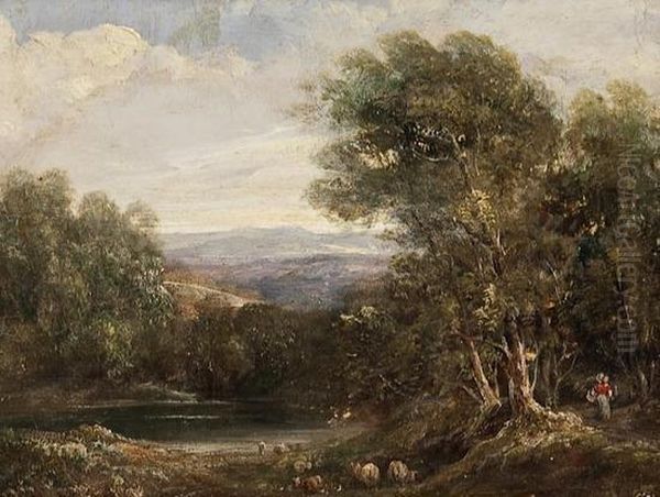 Scottish Landscape Oil Painting by Patrick, Peter Nasmyth