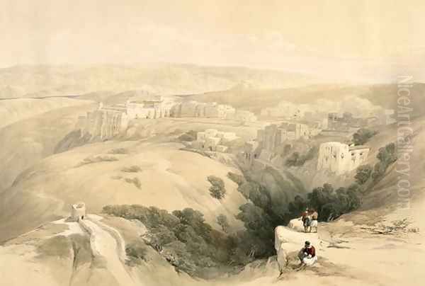 Bethlehem, April 6th 1839, plate 85 from Volume II of The Holy Land, engraved by Louis Haghe 1806-85 pub. 1843 Oil Painting by David Roberts