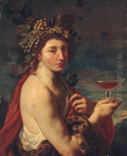 Bacchus Oil Painting by Charles Joseph Natoire