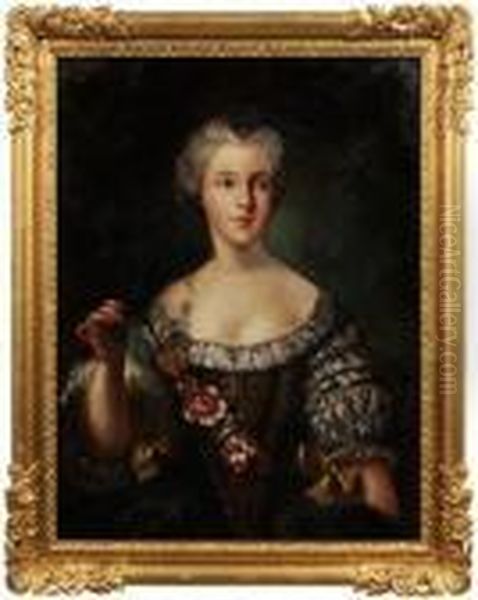 Madame Sophie Oil Painting by Jean-Marc Nattier