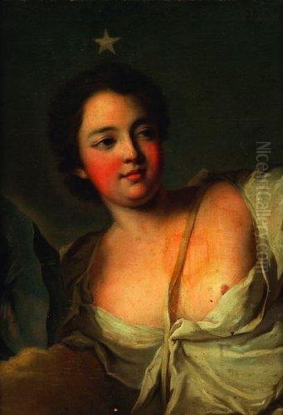 Madame Dechateauroux Oil Painting by Jean-Marc Nattier