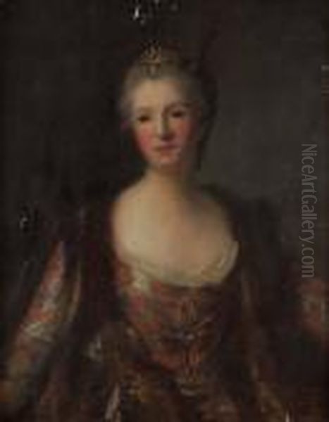 Prinsessan Broglie Oil Painting by Jean-Marc Nattier