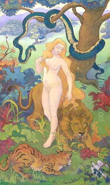 Eve Oil Painting by Paul-Elie Ranson