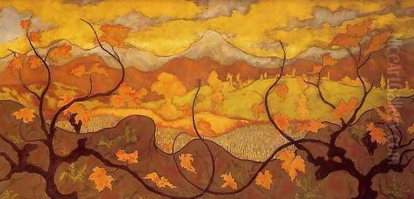 Vines Oil Painting by Paul-Elie Ranson