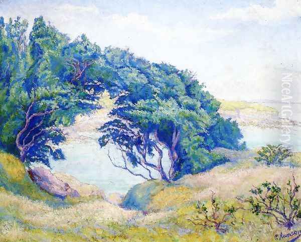 By the Sea, Brittany Oil Painting by Paul-Elie Ranson