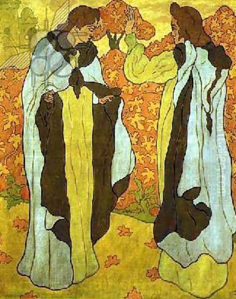 The Two Graces, 1895 Oil Painting by Paul-Elie Ranson