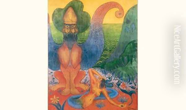 Hippogriffe, 1891 Oil Painting by Paul-Elie Ranson