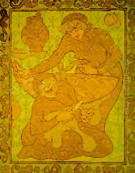 Eplucheuses, 1893 Oil Painting by Paul-Elie Ranson