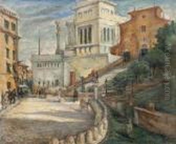 Roma Oil Painting by Hector Nava