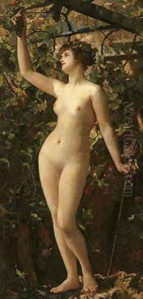 A Bacchante I Oil Painting by Henrietta Rae