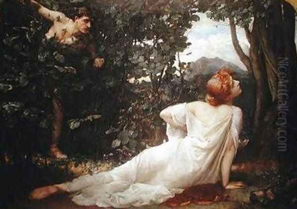 The Death of Procris Oil Painting by Henrietta Rae