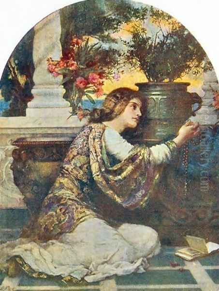 Isabella I Oil Painting by Henrietta Rae