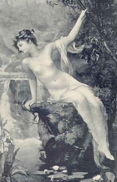 The Nymph of the Stream Oil Painting by Henrietta Rae