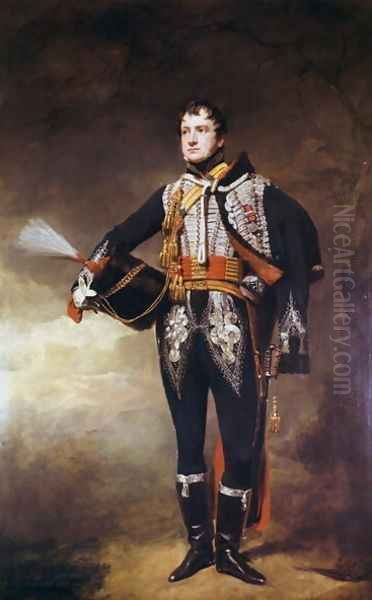 Lieutenant John James Douglas 1792-1836 c.1819 Oil Painting by Sir Henry Raeburn