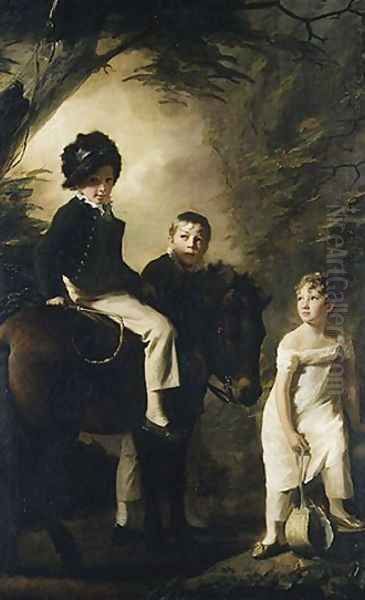 The Drummond Children Oil Painting by Sir Henry Raeburn