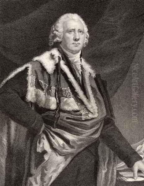 Henry Dundas, engraved by S. Freeman, from National Portrait Gallery, volume III, published c.1835 Oil Painting by Sir Henry Raeburn