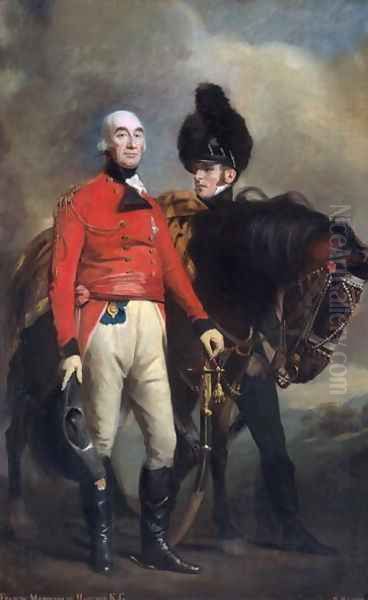 Sir Francis Rawdon-Hastings, 2nd Earl of Moira, c.1813 Oil Painting by Sir Henry Raeburn