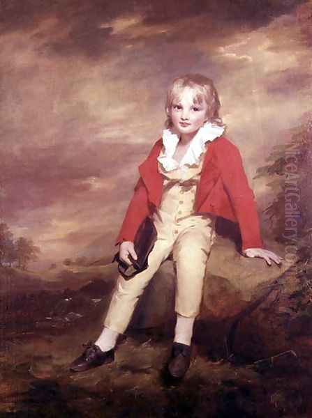 Sir George Sinclair of Ulbster 1790-1868 as a child, c.1796-97 Oil Painting by Sir Henry Raeburn