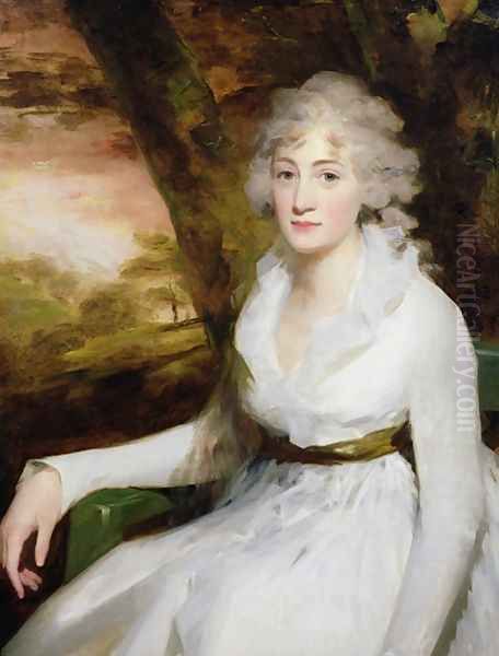 Portrait of Isabella Halkett, c.1795 Oil Painting by Sir Henry Raeburn