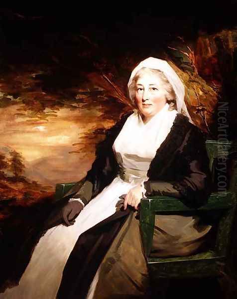 Mrs. Campbell of Ballimore, c.1795 Oil Painting by Sir Henry Raeburn