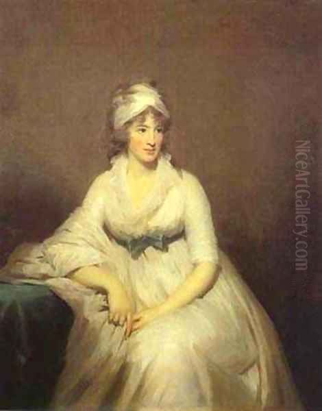 Portrait Of Isabella Mcleod Mrs James Gregory 1798 Oil Painting by Sir Henry Raeburn