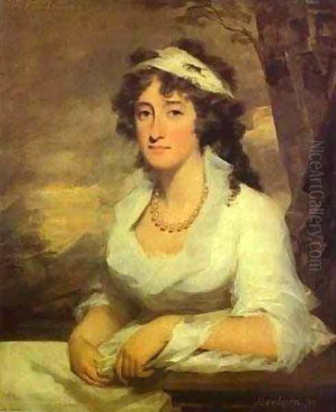 Portrait Of Janet Dundas 1790 Oil Painting by Sir Henry Raeburn