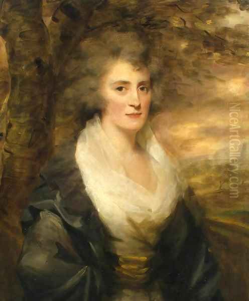 Portrait of Mrs E. Bethune Oil Painting by Sir Henry Raeburn