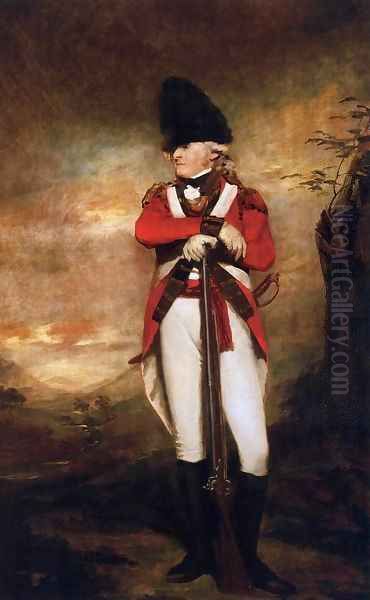 Captain Hay of Spot Oil Painting by Sir Henry Raeburn