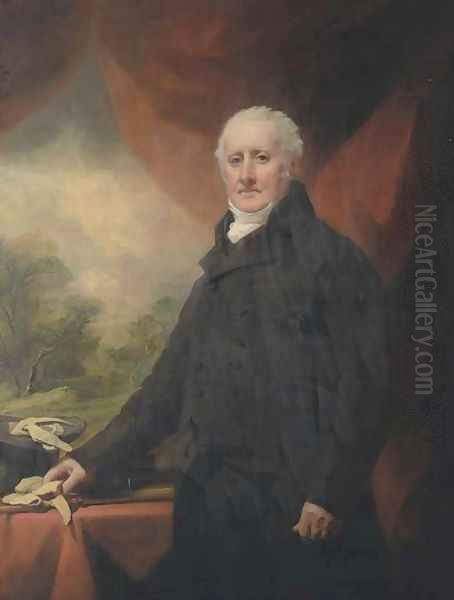 Portrait of a gentleman, traditionally identified as Andrew Wauchope of Niddrie (1711-1784) Oil Painting by Sir Henry Raeburn