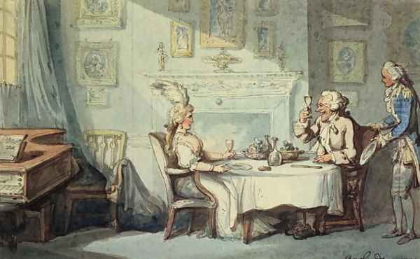 High Life, 1764 Oil Painting by Thomas Rowlandson